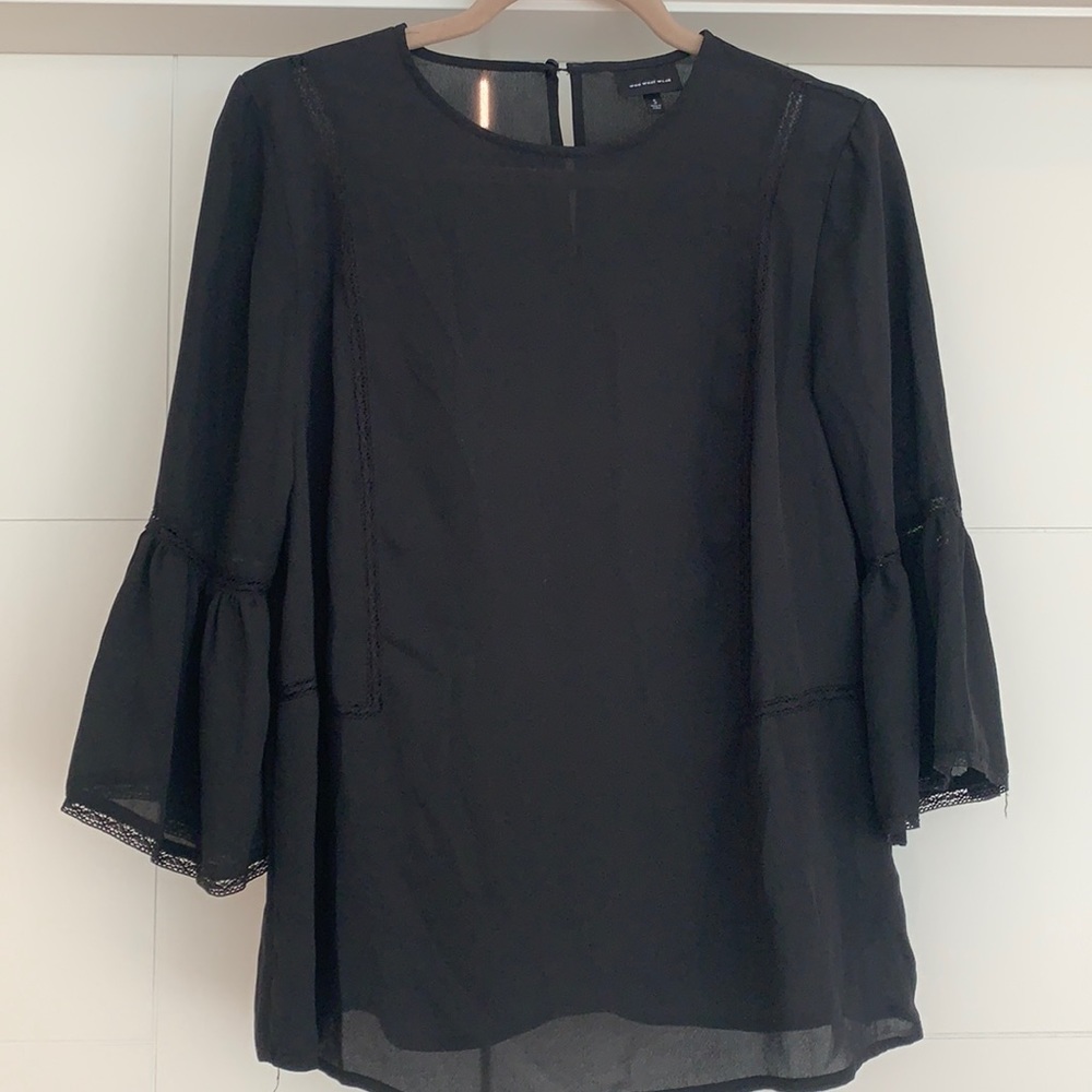 Who What Wear Black Blouse